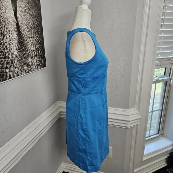 Vintage white label Lilly Pulitzer blue dress size 6 - Picture 3 of 6